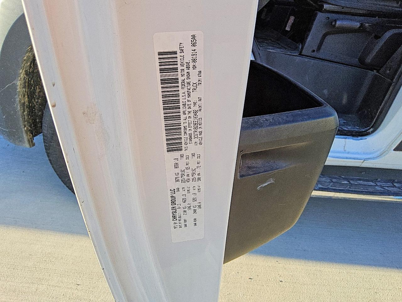 2014 Dodge Ram Promaster 1500 1500 High