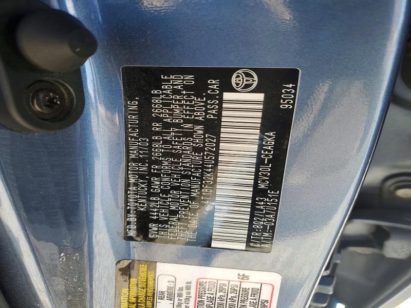 2004 Toyota Camry le