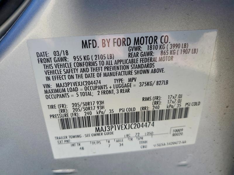 2018 Ford Ecosport Titanium