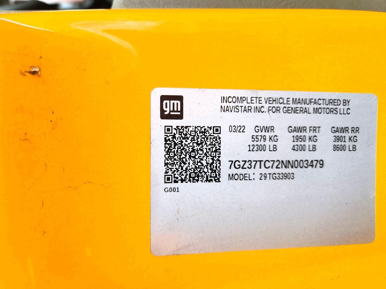 2022 GMC Savana CUT-BOX Truck