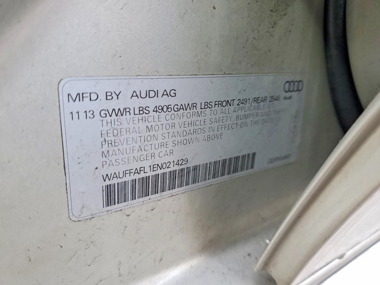 2014 Audi A4 Premium Plus