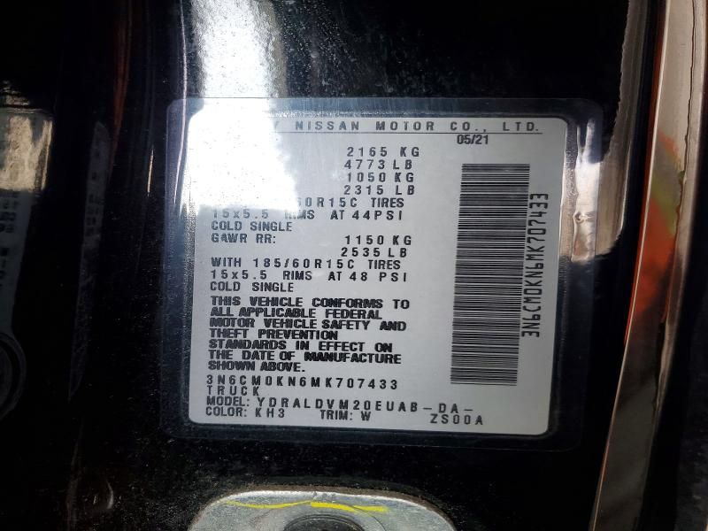 2021 Nissan NV200 2.5S