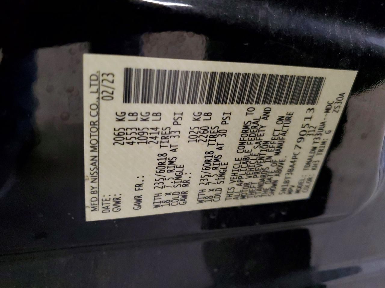 2023 Nissan Rogue sv