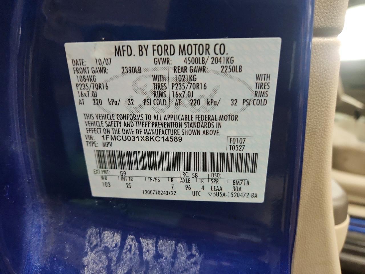 2008 Ford Escape xlt