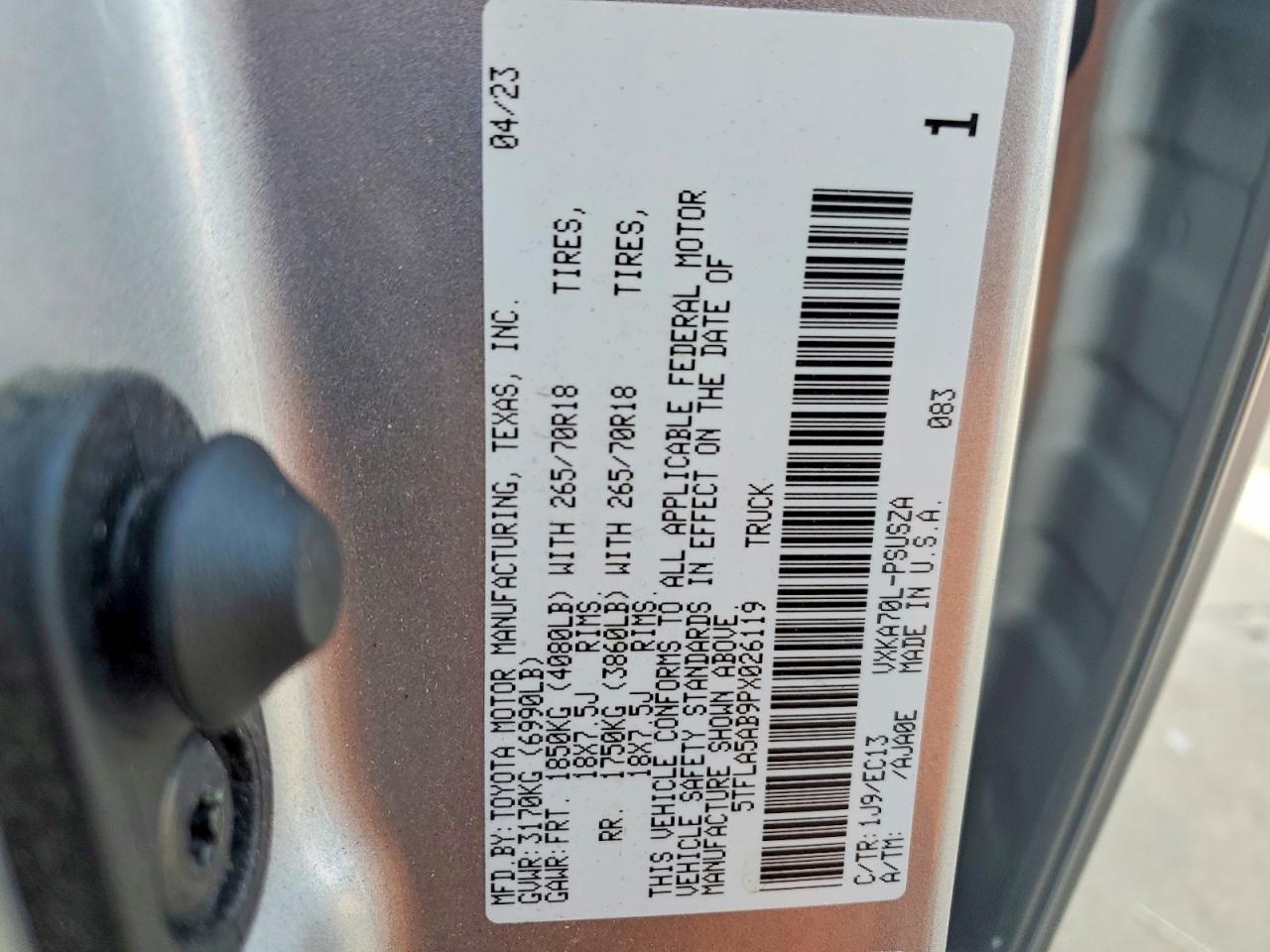 2023 Toyota Tundra SR5