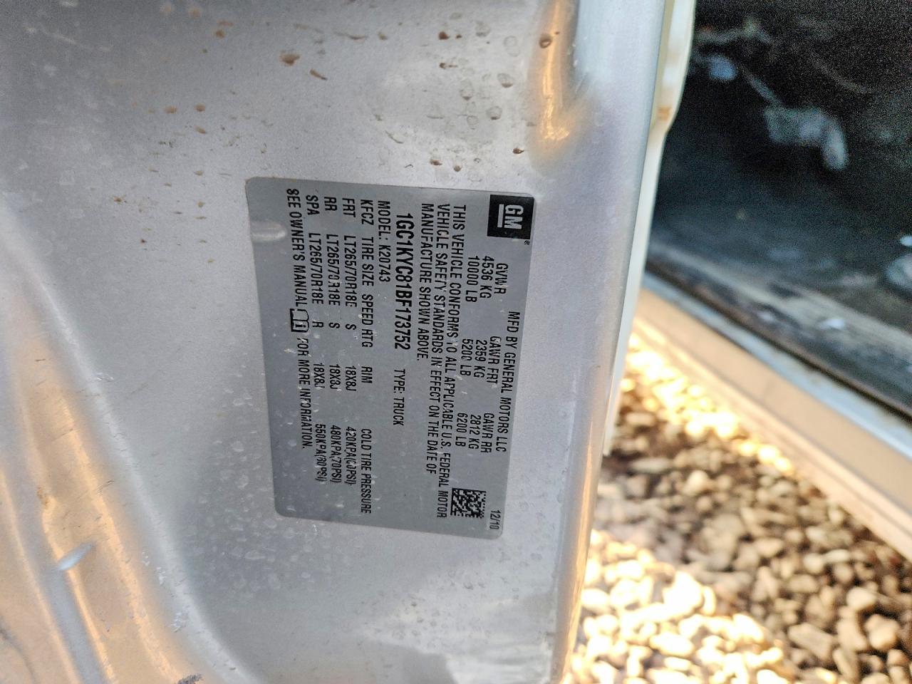 2011 Chev Rolet Silverado HD 2500 4W