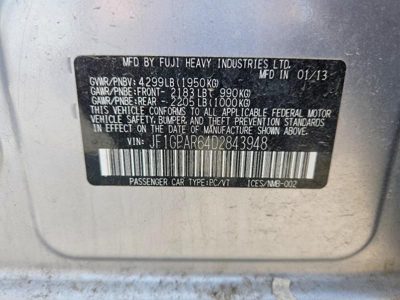 2013 Subaru Impreza Sport Limited