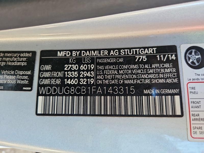 2015 Mercedes-Benz S 550