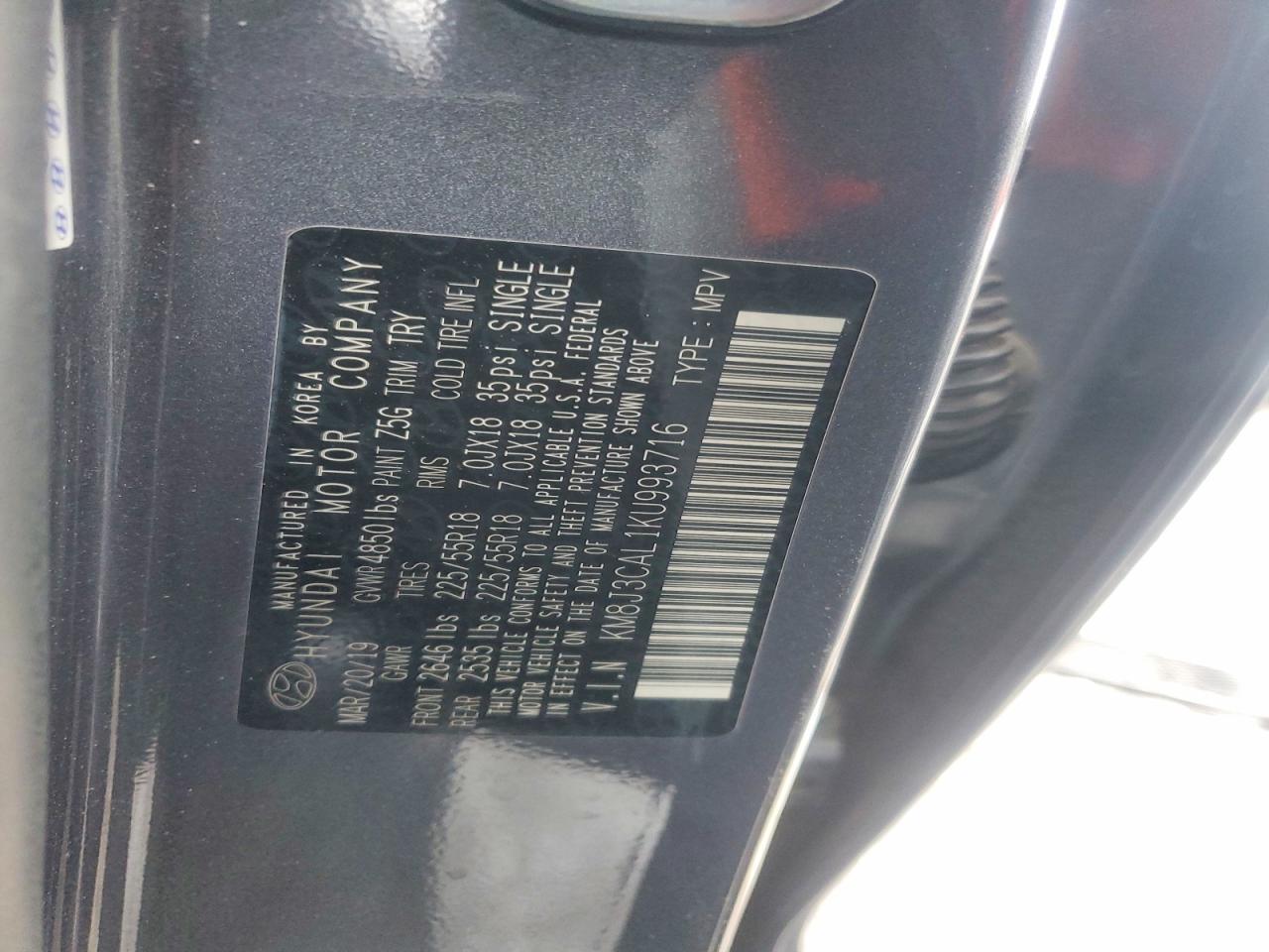 2019 Hyundai Tucson Limited