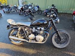 Salvage motorcycles for sale at Graham, WA auction: 2014 Triumph Bonneville T100