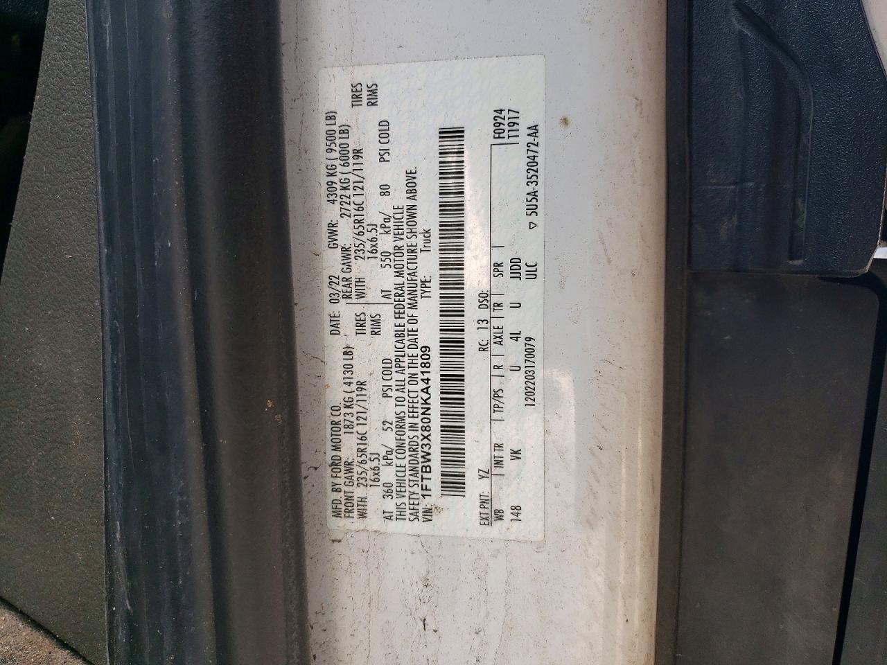 2022 Ford Transit 350 Delivery Van