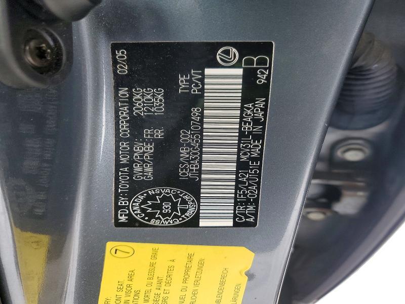 2005 Lexus Es 330