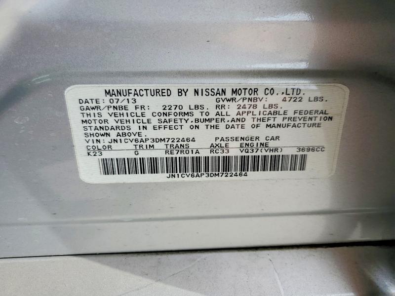 2013 Infiniti G37 Sedan Journey