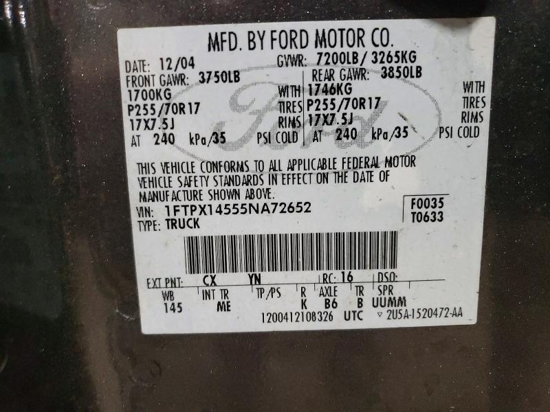 2005 Ford F150