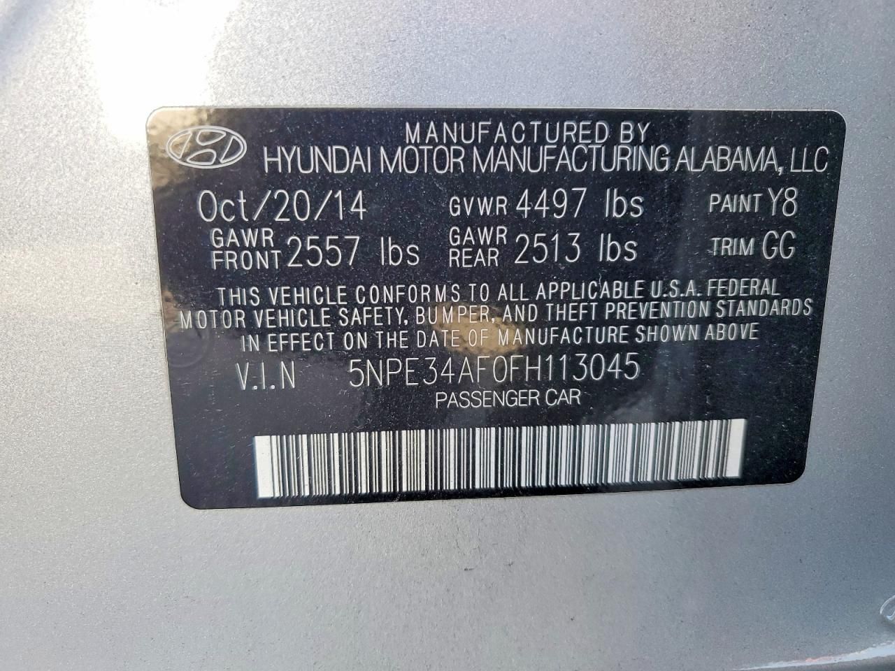 2015 Hyundai Sonata Sport