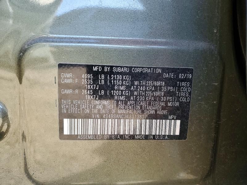 2019 Subaru Outback 2.5i Limited