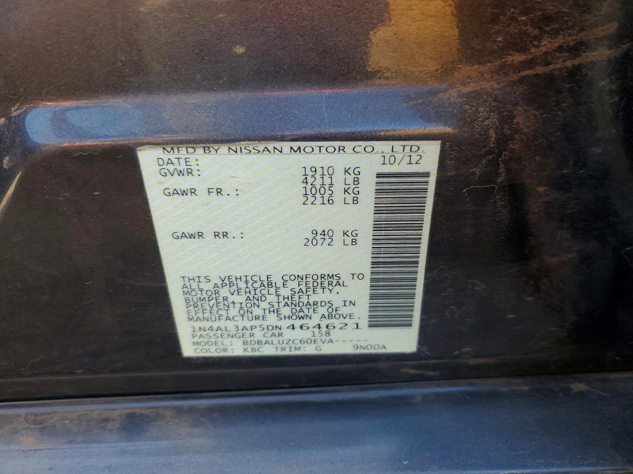 2013 Nissan Altima 2.5