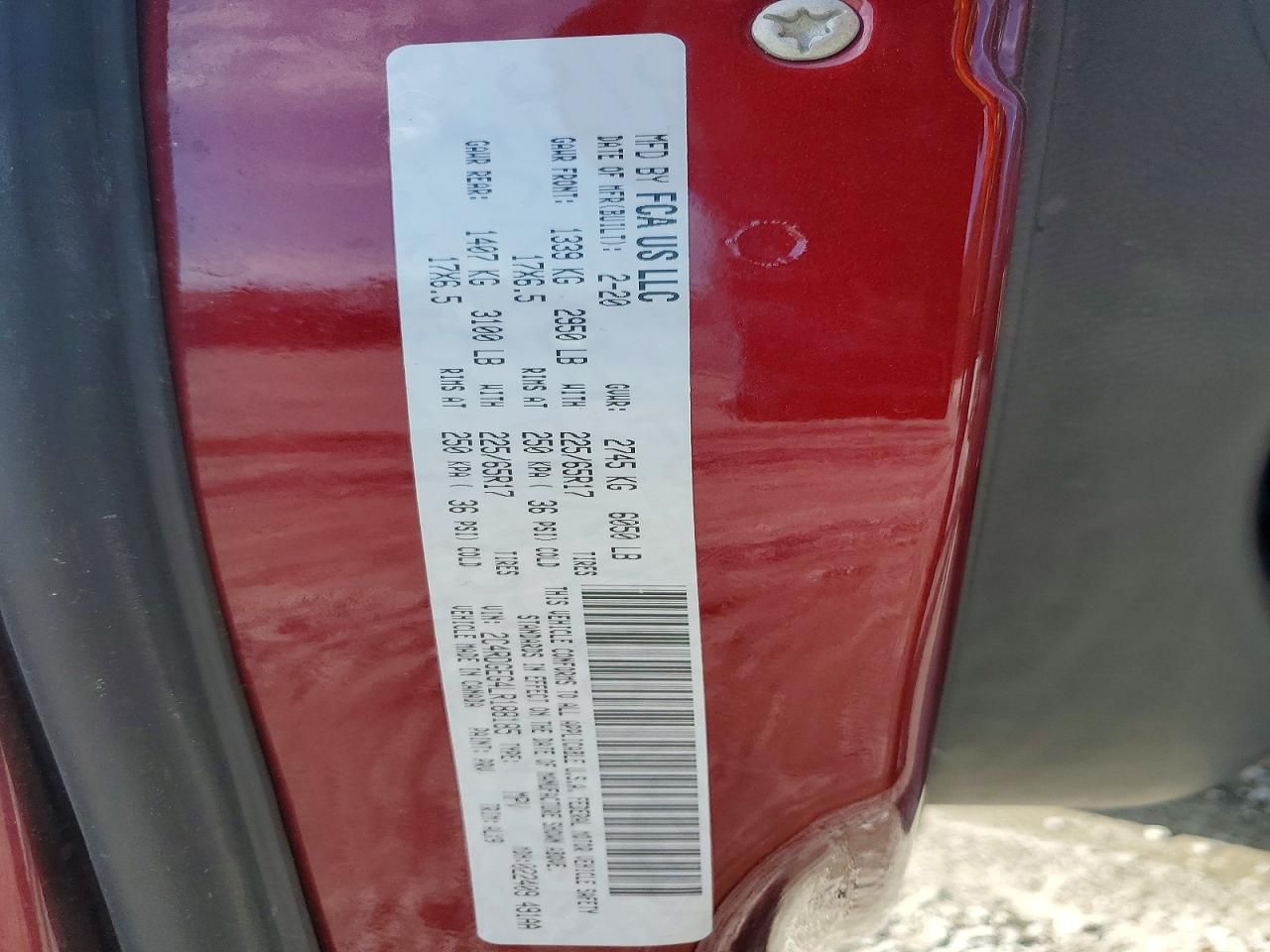 2020 Dodge Grand Caravan gt