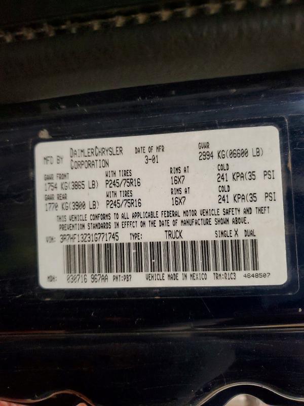 2001 Dodge Ram 1500