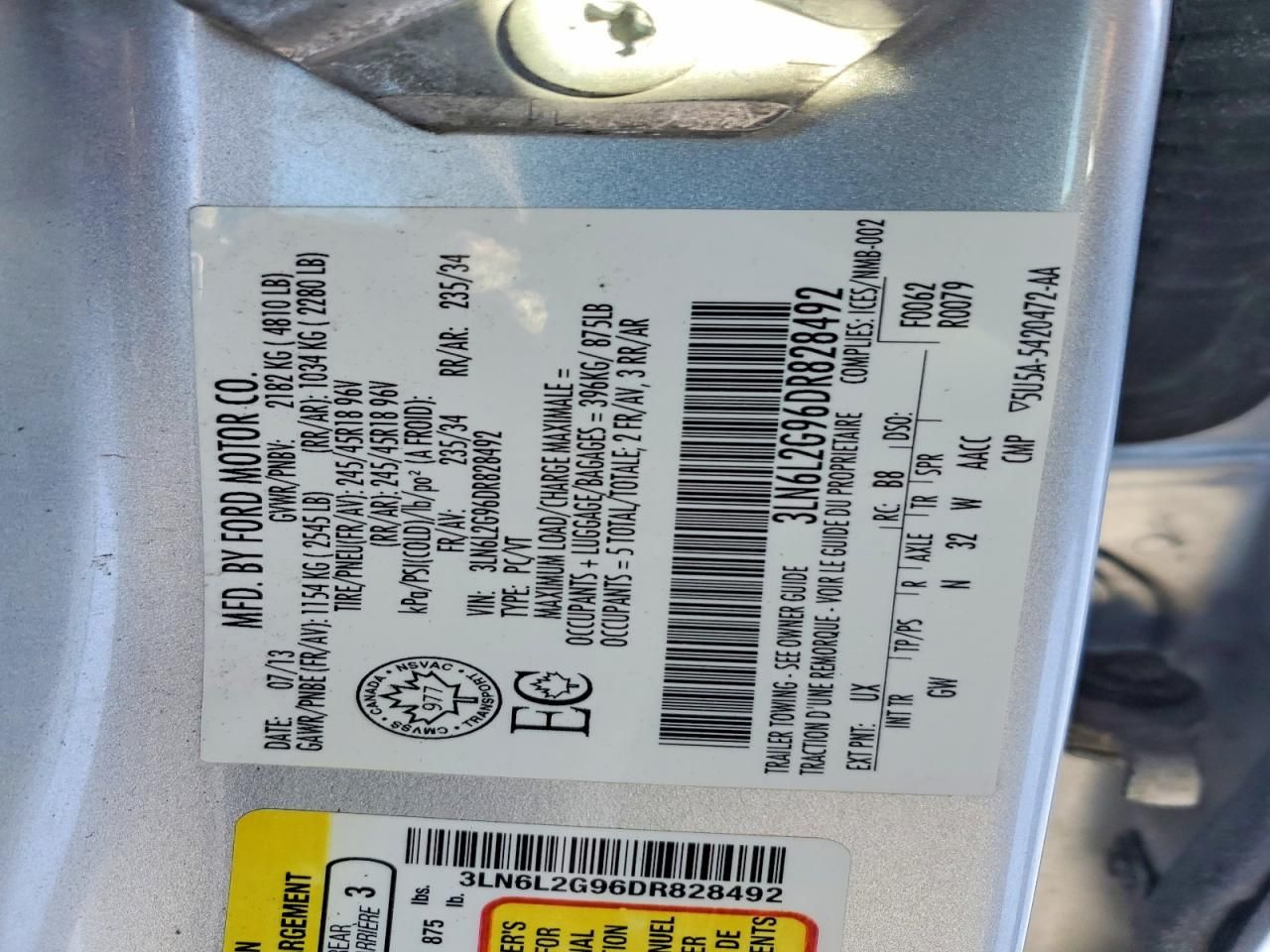 2013 Lincoln Townhouse MKZ