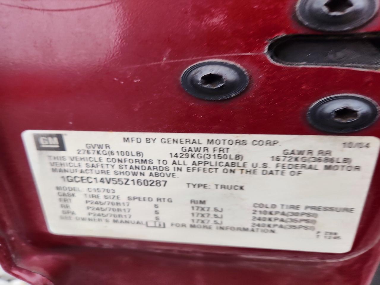 2005 Chevrolet Silverado C1500