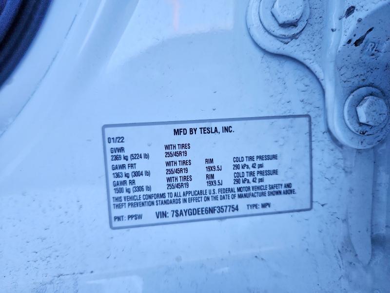 2022 Tesla Model y
