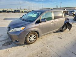 Salvage cars for sale from Copart Haslet, TX: 2011 Toyota Sienna xle