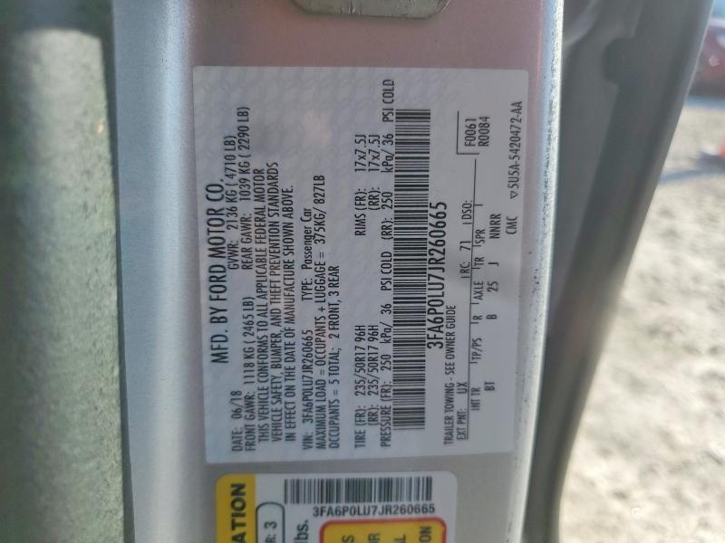 2018 Ford Fusion se Hybrid