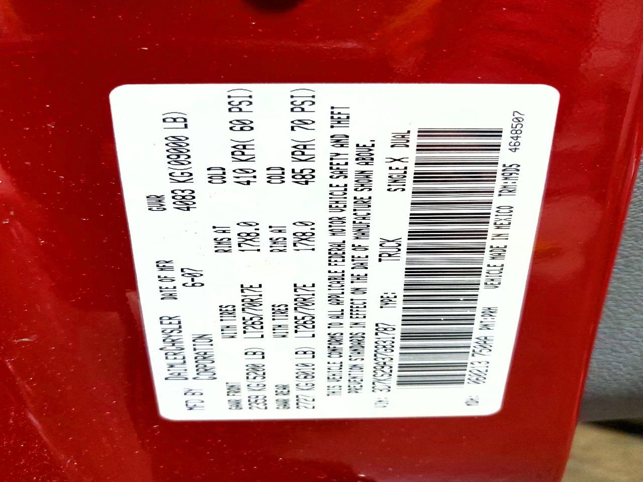 2007 Dodge Ram 2500