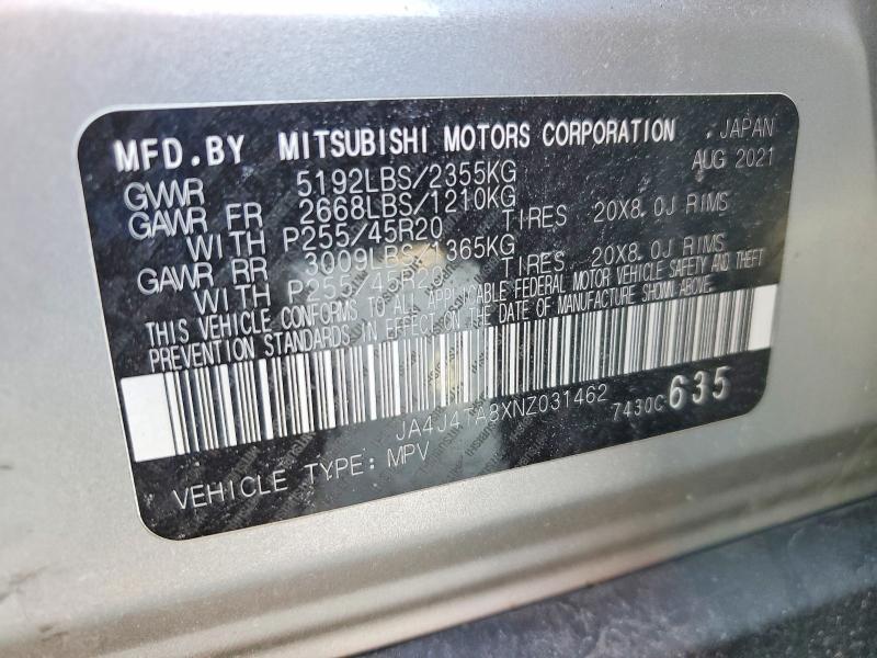 2022 Mitsubishi Outlander es