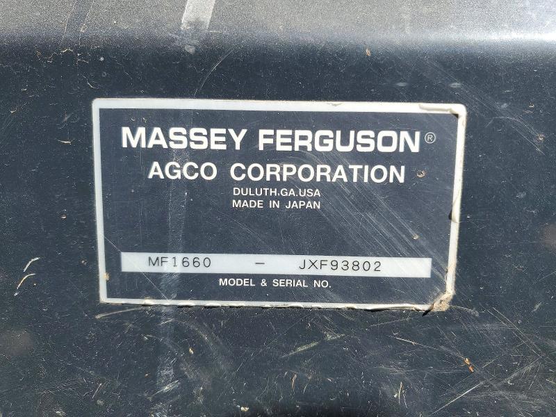 2013 Massey Ferguson MF1600 Mfwd Tractor