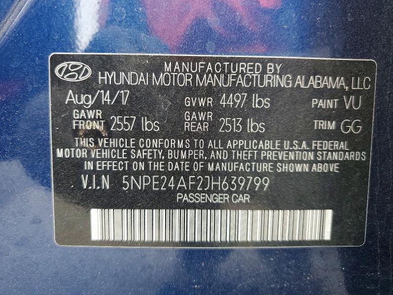 2018 Hyundai Sonata se