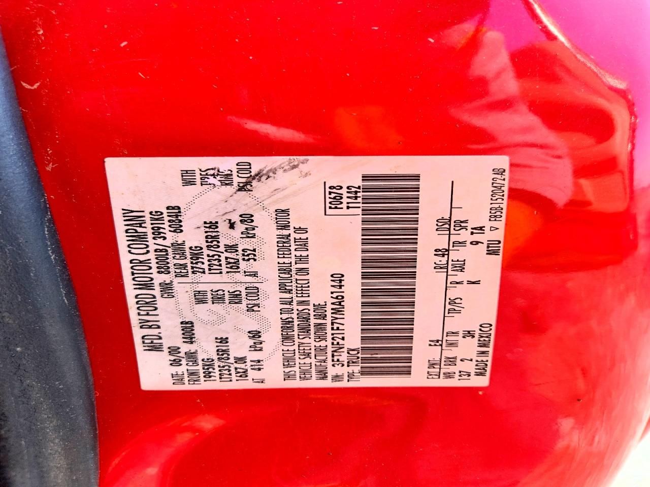 2000 Ford F250 Super Duty