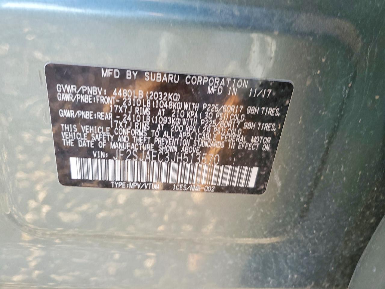 2018 Subaru Forester 2.5i Premium