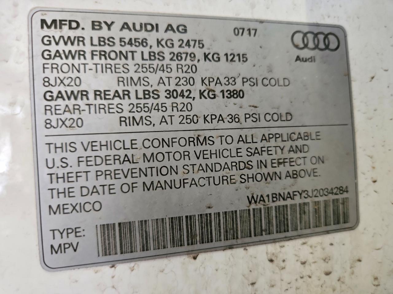 2018 Audi Q5 Premium Plus