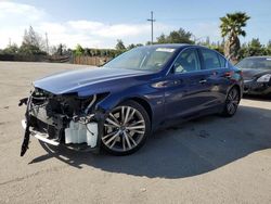 Infiniti q50 Luxe Vehiculos salvage en venta: 2019 Infiniti Q50 Luxe