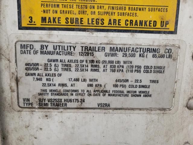 2017 Utility Trailer