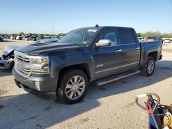 Salvage cars for sale from Copart San Antonio, TX: 2017 Chevrolet Silverado K1500 High Country