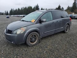 Nissan salvage cars for sale: 2006 Nissan Quest S