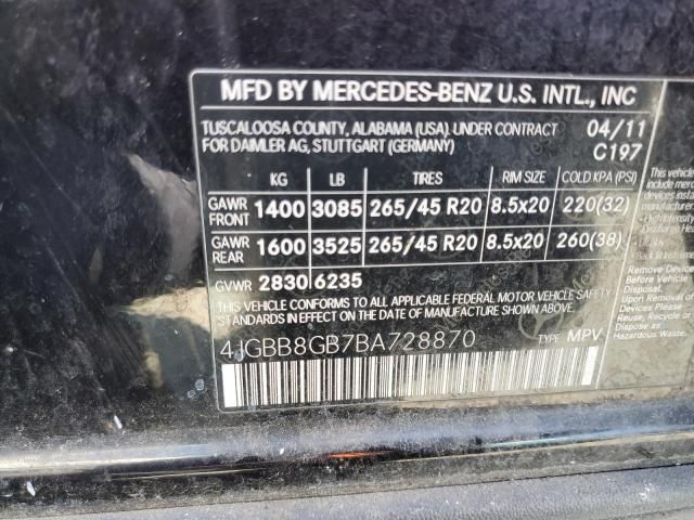 2011 Mercedes-Benz ML 350 4matic