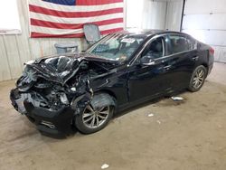 Salvage cars for sale from Copart Lyman, ME: 2014 Infiniti Q50 Base