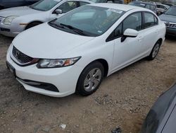 Honda salvage cars for sale: 2015 Honda Civic LX