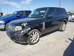 Land Rover Range Rover Supercharged salvage cars for sale: 2008 Land Rover Range Rover Supercharged