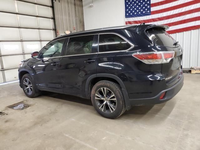 2016 Toyota Highlander XLE