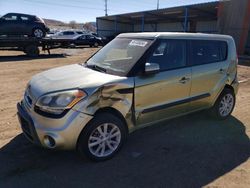 Salvage cars for sale from Copart Colorado Springs, CO: 2012 KIA Soul +