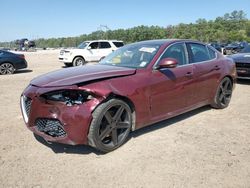 Alfa Romeo salvage cars for sale: 2018 Alfa Romeo Giulia TI Q4