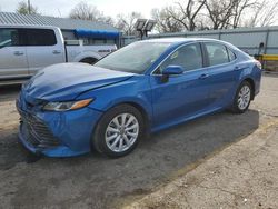 Salvage cars for sale from Copart Wichita, KS: 2020 Toyota Camry LE