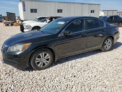 Salvage cars for sale from Copart New Braunfels, TX: 2012 Honda Accord SE