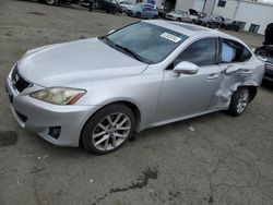 2012 Lexus IS 250 en venta en Vallejo, CA