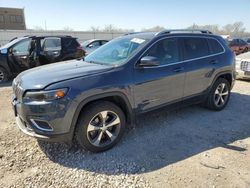 Jeep Cherokee Limited salvage cars for sale: 2019 Jeep Cherokee Limited